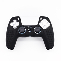 NSLikey – peau en Silicone pour contrôleur PS5, housse de protection en Silicone avec particules antidérapantes