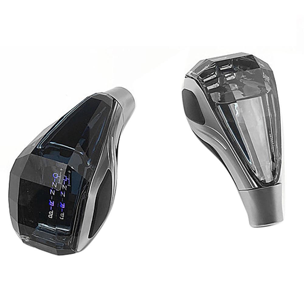 Алюминиевый кристаллический сдвиг, ручки переключения передач, ручка коробки передач, светодиодная подсветка, автомобильные аксессуары RTS, дешевая оптовая продажа, Заводская распродажа