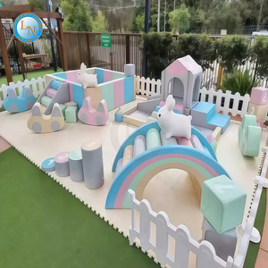 Ensemble de jeux souples commercial personnalisé pour location événementielle, pour aire de jeux intérieure et extérieure, adapté aux bébés - Product Image 5