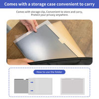 Film de confidentialité magnétique amovible 9H anti-reflet et anti-lumière bleue pour Microsoft Surface Laptop Go 3/2/1 de 12,5 pouces