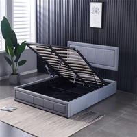 Cadres de lit en tissu tufté de bonne qualité avec un design moderne, caractéristiques imperméables et résistantes à l'usure, prix d'usine