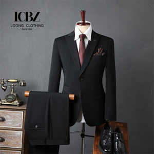 Costumes d'affaires pour hommes <span class=keywords><strong>vert</strong></span> <span class=keywords><strong>foncé</strong></span>, nouveau design, costumes slim fit 3 pièces pour hommes, costumes de travail formels pour hommes, fourniture d'usine - Product Image 3