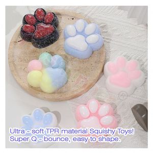 Ultra Soft <b>Cat</b> Claw <b>Squishy</b> Toy Set Multi-Color Kawaii Mochi <b>Squishy</b> Ball Stress Relief Sensory Fidget Toy TOYSRUNNER for Ages - Product Image 4