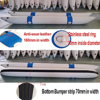Ponton gonflable en PVC pour le surf, la dérive, les jeux aquatiques, accessoires de bateaux - Utilisation en mer, 1 personne
