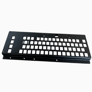 Black Metal Keyboard Mount Plate With Square Cutout For Mechanical Keyboard Assembly - Product Image 2