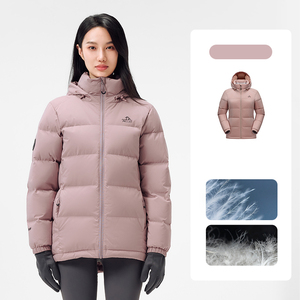 Femmes 800 remplissage 95% veste en duvet d'oie A/W nouvelle lumière chaud coupe-vent à capuche veste en plein air randonnée alpinisme vêtements - Product Image 6
