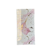 Plaque de marbre PVC 1220x2600mm avec design moderne, résistante à l'humidité et imperméable pour la décoration intérieure