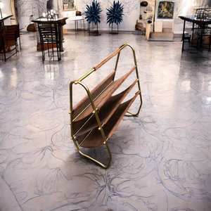 Étagères à livres en cuir véritable, organiseur de documents, qualité supérieure, fabrication artisanale, cuir durable, design élégant, compartiments spacieux - Product Image 1