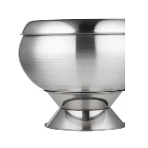 Cuenco de acero inoxidable de 8 pulgadas estilo tailandés para comida de monje, diseño birmano, ideal para regalo - Product Image 1