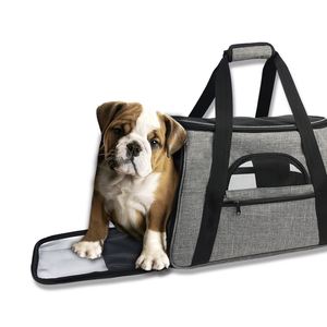 Custom Pet Travel Bag Outdoor Portable Waterproof Polyester for Small Medium Animals - Product Image 2