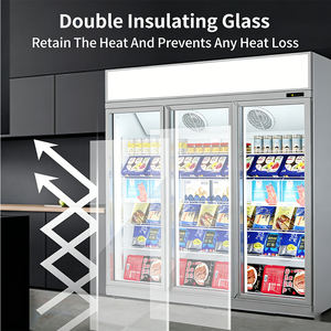 Équipement de réfrigération pour supermarchés, refroidissement par air commercial, réfrigérateur pour boissons, vitrine congélateur pour supermarchés - Product Image 3