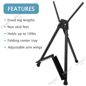 SINOART <span class=keywords><strong>Cavalletto</strong></span> Portatile in Alluminio <span class=keywords><strong>per</strong></span> Artisti, Basso MOQ, <span class=keywords><strong>per</strong></span> Pittura/Esposizione, <span class=keywords><strong>Cavalletto</strong></span> <span class=keywords><strong>da</strong></span> <span class=keywords><strong>Tavolo</strong></span> - Product Image 4
