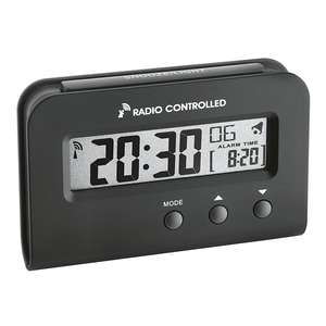 TFA Dostmann TFA Funk-Wecker Batteriebetrieb Schwarz - Product Image 2