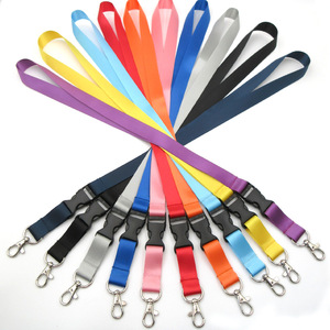 Custom Nylon Lanyards with Logo Cheaper Polyester Lanyard Neck Strap Sublimation Silk Screen Printed Lanyard with Id Card Holder