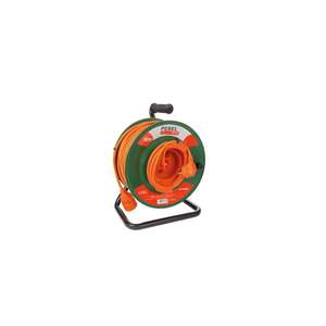 Enrouleur de câble de jardin Perel 50 m-3G1.5-PRISE FRANÇAISE - Product Image 2