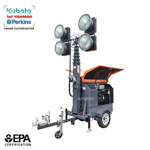 เครื่องกำเนิดไฟฟ้าดีเซลยามาร์ 3 กิโลวัตต์ ขนาด 3.6 เมตร พร้อมไฟบอลลูน LED 100 วัตต์ สำหรับงานบำรุงรักษาถนนและป้องกันอัคคีภัย  ลดราคาพิเศษ - Product Image 1