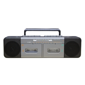 Grabadora de casetes portátil, radio AM FM SW, BT, USB, tarjeta TF, altavoces duales para uso en casa, oficina, viajes, estéreo Boombox - Product Image 1
