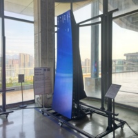 Портативный цифровой LED-экран для помещений: рекламный видеоэкран для лифтов, высокой яркости, на заказ для аэропортов, отелей, банков
