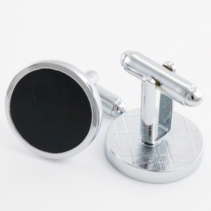 Tùy chỉnh thiết kế ban đầu đám cưới Khuy măng sét nhà sản xuất kim loại trống Khuy măng sét cho nam giới - Product Image 1