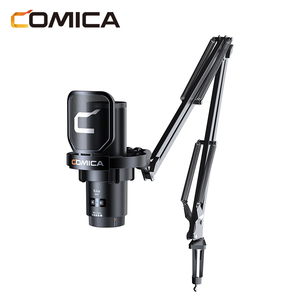 Microphone USB-C filaire COMICA EJoy Uni(A) RGB cardioïde à condensateur avec suppression du bruit, 24 bits 48 kHz, pour utilisation sur ordinateur de bureau, podcast, YouTube - Product Image 1