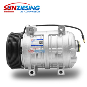 Compresor de Aire Acondicionado <span class=keywords><strong>Kiki</strong></span> 488-46122 de 120 mm y 8PK, Compatible con Todos los Modelos de Camiones Freightliner Tama TM 16HD Diésel, 1990-1993, TM16HD - Product Image 1