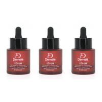 Cosmétiques en gros, flacons compte-gouttes en verre rouge cylindriques, soins de la peau, huile pour cuticules, huile à barbe, flacons vides, 10 ml, 20 ml, 30 ml, 50 ml, récipient en verre