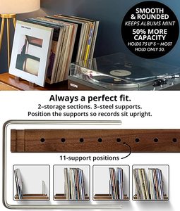 JUNJI – étagères d'album personnalisables, organisateur de stockage en <span class=keywords><strong>vinyle</strong></span>, support de stockage en lp pour albums - Product Image 3