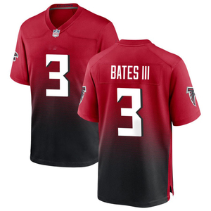 2025 Atlanta Jersey Custom American Football Shirts Gestikte Geborduurde Jeugd Uniformen Sportkleding met Logo's Rood - Product Image 2