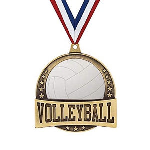 Medallas de Oro deportivas de voleibol, souvenirs de china del Sur - Product Image 5