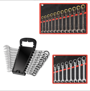 6-Piece Dual-Purpose Carbon Steel Ratchet Ring Wrench <b>Set</b> OEM Auto <b>Hand</b>-Power <b>Tool</b> Hex Soft Case 1/2 Drive 6-piece <b>Set</b> 6-piece S - Product Image 6