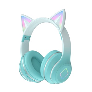 Girls Wireless <strong>Earphones</strong> Cat Ear Design for Kids for Online Classes DJ Use Live Streaming <strong>Cute</strong> <strong>Earphone</strong> Gift - Product Image 3