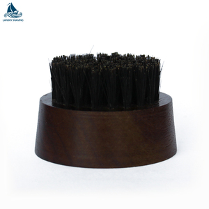 <span class=keywords><strong>Brosse</strong></span> à <span class=keywords><strong>barbe</strong></span> pour hommes, logo personnalisé en vrac, pour toilettage, poils de sanglier ancien, cheveux, manche en bois, noyer, 1 pièce - Product Image 1