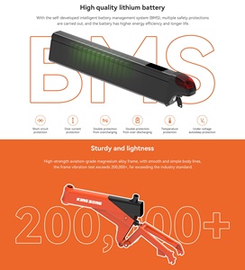 Người Lớn Xe Đạp Điện 20 "Xe Đạp Điện Với 48V Pin Đỉnh 650W Động Cơ 7 Tốc Độ Ebike Xe Đạp Điện Cho Người Lớn - Product Image 3