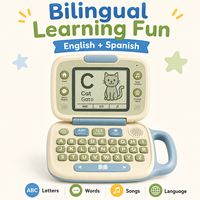Computadora Portátil Educativa para Niños con Certificación CPC ASTM, Más de 40 Funciones, Juguete Educativo Preescolar con Modo de Preguntas, Material Seguro y No Tóxico