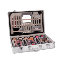 Kit de maquillage personnalisé bio pour femmes, comprenant un crayon à lèvres, un rouge à lèvres, un gloss à lèvres, un blush, un mascara, un fard à paupières pour le maquillage de mariée