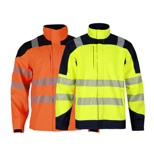 <span class=keywords><strong>Veste</strong></span> de <span class=keywords><strong>sécurité</strong></span> industrielle réfléchissante ignifuge haute visibilité FR en gros - Product Image 1