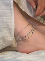 Ensemble collier et bracelet en alliage de zircon bleu de luxe inspiré de la Petite Sirène avec design micro-pavé pour cadeau de mariage