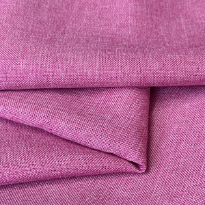Free Sample 100% Polyester Linen <strong>Dyed</strong> <strong>Fabric</strong> for Home Textiles Clothes Toy Storage Boxes Christmas <strong>Burlap</strong> Tote for Girls - Product Image 3