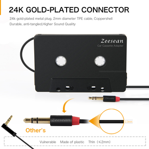 Phổ <span class=keywords><strong>Cassette</strong></span> Tape <span class=keywords><strong>Adapter</strong></span> cho xe trong 3.5 mét âm thanh receiyer Tape AUX cho MP3 âm nhạc với điện thoại thông minh chuyển đổi - Product Image 5