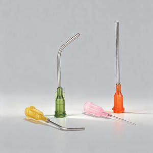 17G 1 pollice 25mm <span class=keywords><strong>LK</strong></span> ago acciaio plastica 45 gradi curvo Luer lucchetto siringa erogazione punta dell'ago - Product Image 6