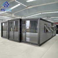 Casa Modular Prefabricada de Contenedor Expandible de 20 Pies, 30 Pies y 40 Pies con Baño, Estándares Locales, en Venta