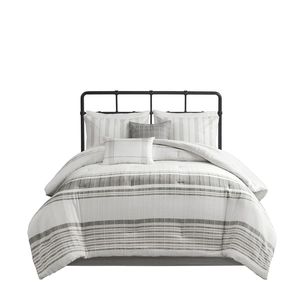 Juego de edredón DB de 6 piezas de algodón Jacquard de gran tamaño con estampado Floral sólido patrones Super King tejido para el hogar boda Hospital - Product Image 3