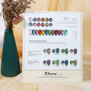 Vernis à ongles gel effet œil de chat 5D Aurora Cut Diamond, sans HEMA/TPO, 20 couleurs, gel UV magnétique œil de chat, qualité salon - Product Image 5