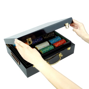 Boîte en <span class=keywords><strong>bois</strong></span> <span class=keywords><strong>de</strong></span> luxe pour 500 jetons <span class=keywords><strong>de</strong></span> poker, double jeu, boîte vide en <span class=keywords><strong>bois</strong></span> pour 500 jetons <span class=keywords><strong>de</strong></span> poker <span class=keywords><strong>de</strong></span> 39/40 mm, protection - Product Image 5