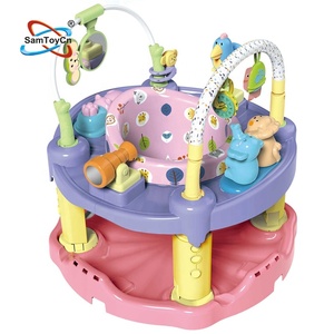 Samtoy Tapis d'éveil électrique multifonction 3 en 1, trotteur d'apprentissage, balançoire d'activités, <span class=keywords><strong>sauteur</strong></span>, chaise à sauter pour <span class=keywords><strong>bébé</strong></span> avec <span class=keywords><strong>siège</strong></span> - Product Image 4