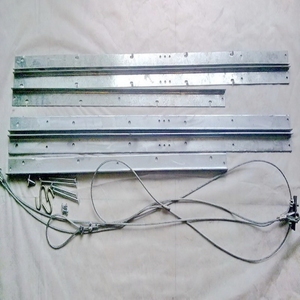 Paneles de valla de PVC de hierro postes de Metal de viñedo a dos aguas de acero galvanizado en caliente fábricas de protección de plantas enrejadas recubiertas de PVC y Zinc - Product Image 3