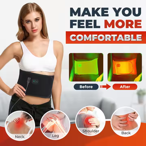 Ceinture chauffante de massage de la taille de l'abdomen électrique ceinture chauffante de palais chaud période soulagement de la douleur crampes menstruelles ceinture chauffante portable - Product Image 2