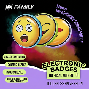 Insignia Electrónica Inteligente con Pantalla Táctil HD de 1.85 Pulgadas, Carga de Fotos y Videos, Personalizable con GIF de Anime para Eventos de Cosplay - Product Image 4