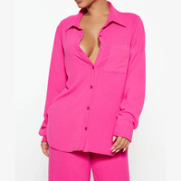 Vente chaude d'usine ensembles de bureau pour femmes noir conception formelle à manches longues costume manteaux pantalon de publicité d'affaires