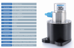 Bomba de Transferencia de Tinta de Acero Inoxidable de Grado Industrial con Motor de Corriente Continua para Aplicaciones de Manejo de Fluidos de Alta Precisión - Product Image 4